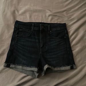 American Eagle , US 4,  Dark Blue denim Shorts